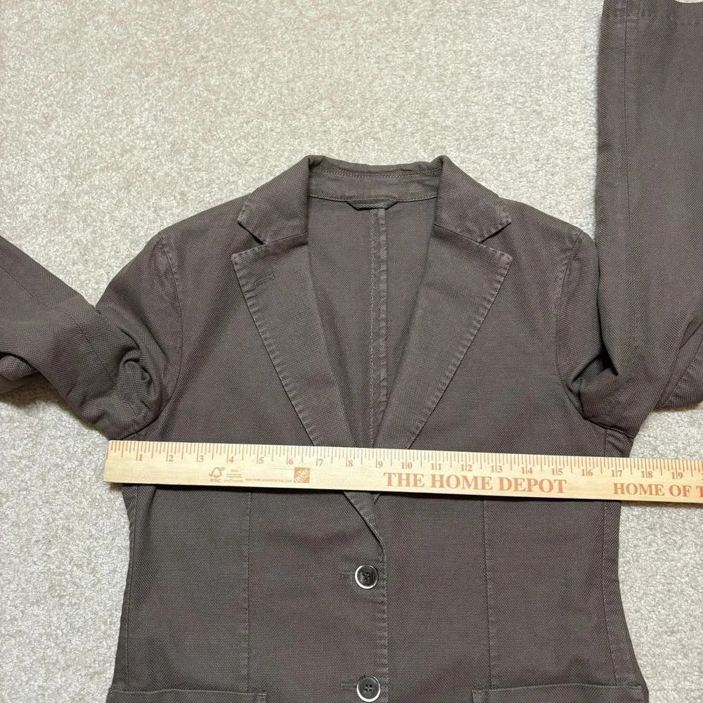 L.B.M. 1911 Blazer Mens Small 32-35 Brown Cotton Slim Fit Two Button Sport‎ Coat